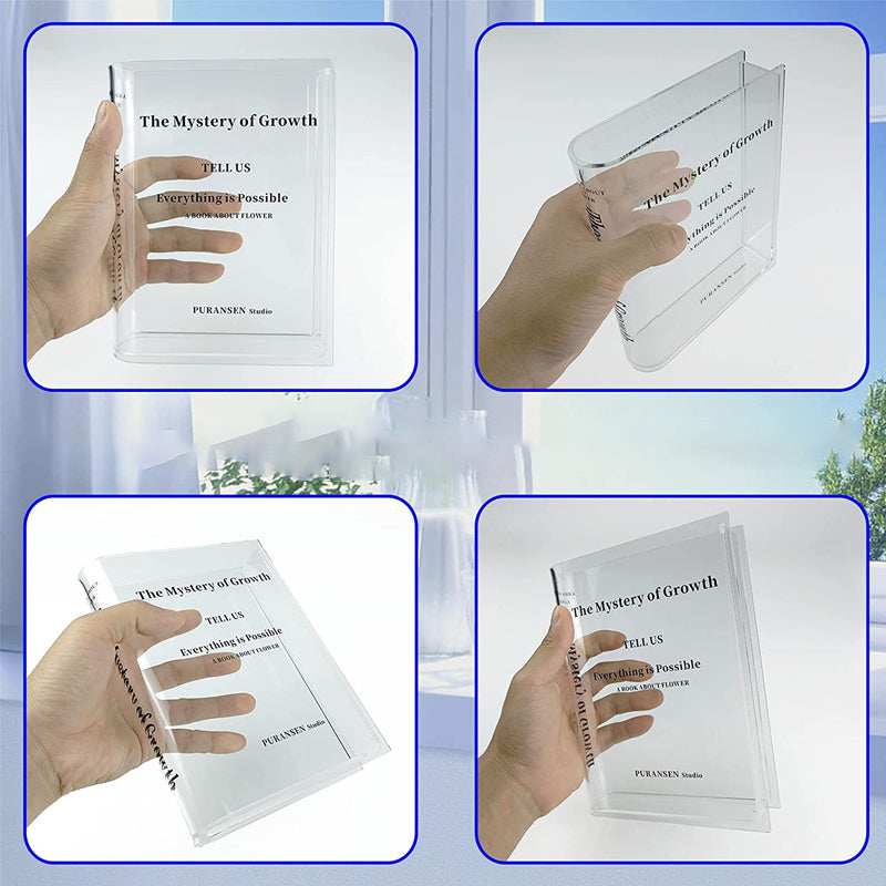 BoekVaas™ - Acrylvaas in een boekvorm