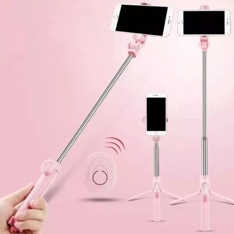 SelfieHold | 6 in 1 draadloze Bluetooth mobiele telefoonhouder