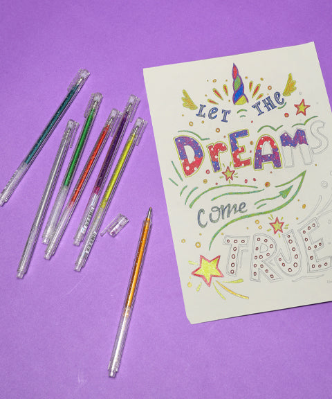 Glitty™ - Glitter gelpennen | 6+6 GRATIS!