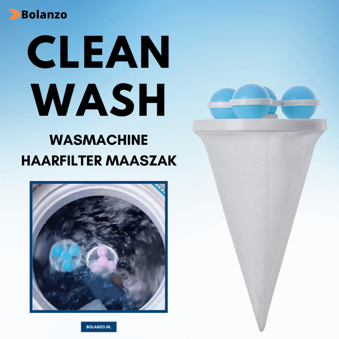 CleanWash™️ Wasmachine haarfilter maaszak