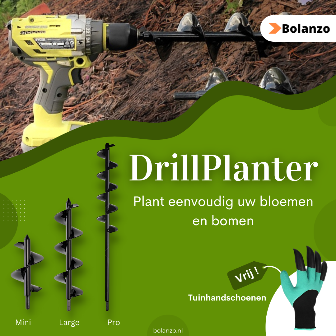DrillPlanter | Plant eenvoudig uw bloemen en bomen