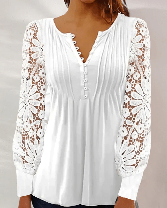 Purity Blouse™ - Elegante blouse met lange mouwen