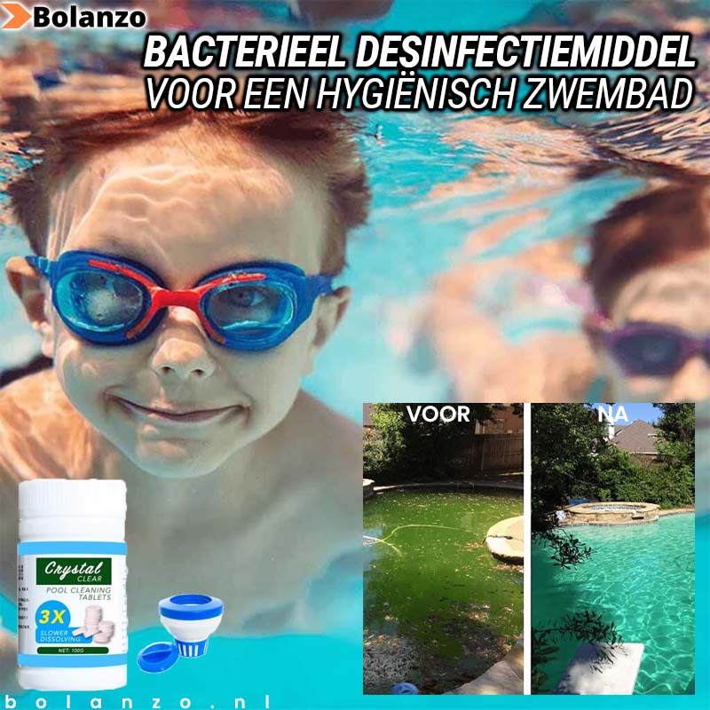 Hygienhydro Pro™ (50 + 50 GRATIS) | Zwembadreinigingstabletten inclusief dispenser