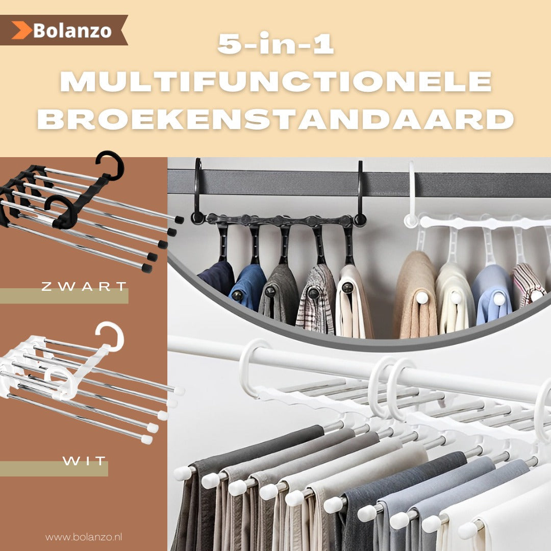 RackHanger™ - 5-in-1 multifunctionele kledingstandaard