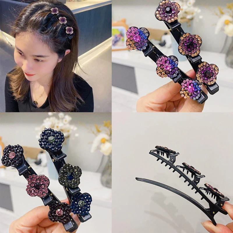 Crystal Flower Clips® | Haarklem met Kristallen Bloem (2+2 GRATIS)