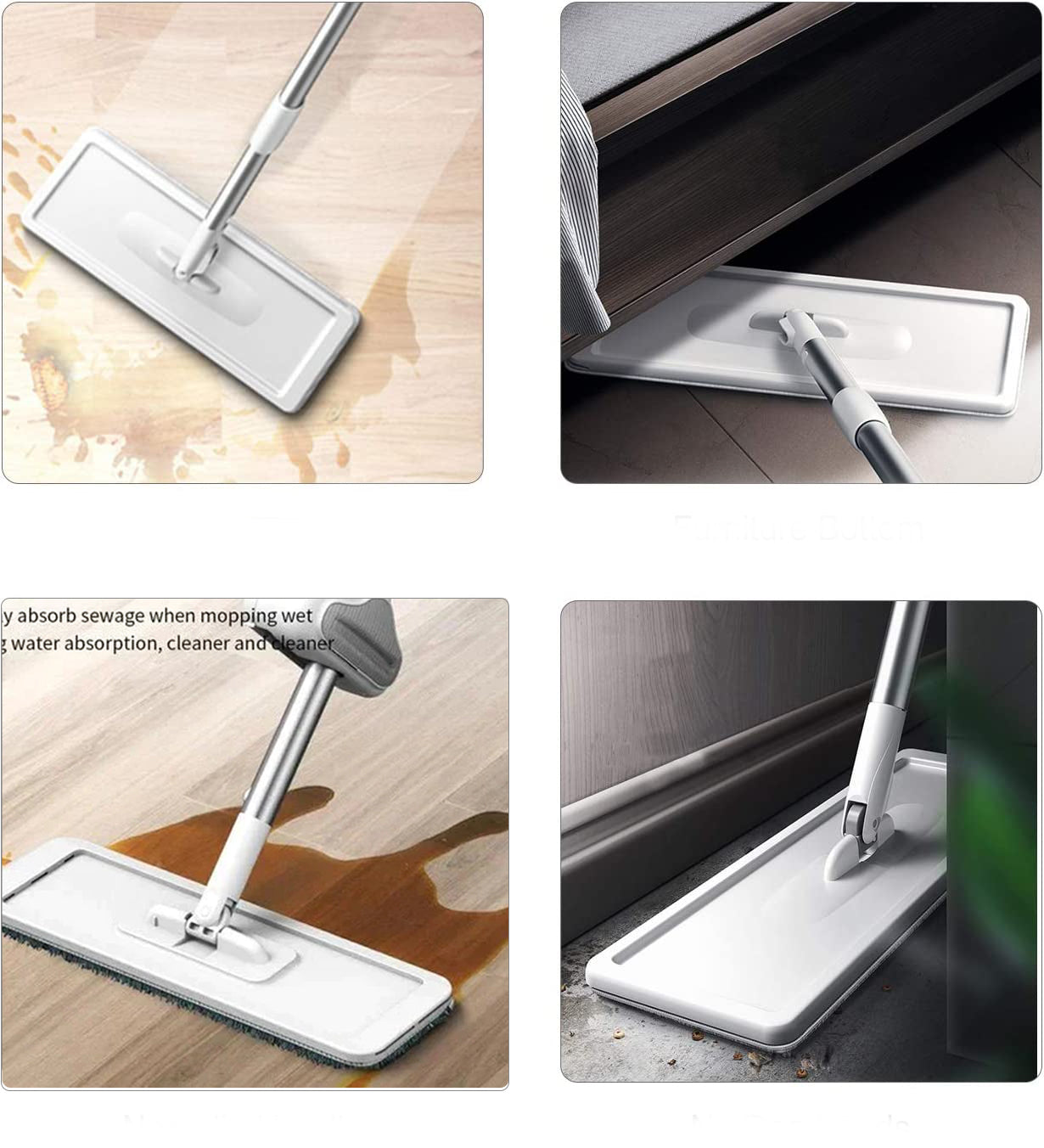 EasyMop V2™ - Gemakkelijk dweilen en uitwringen