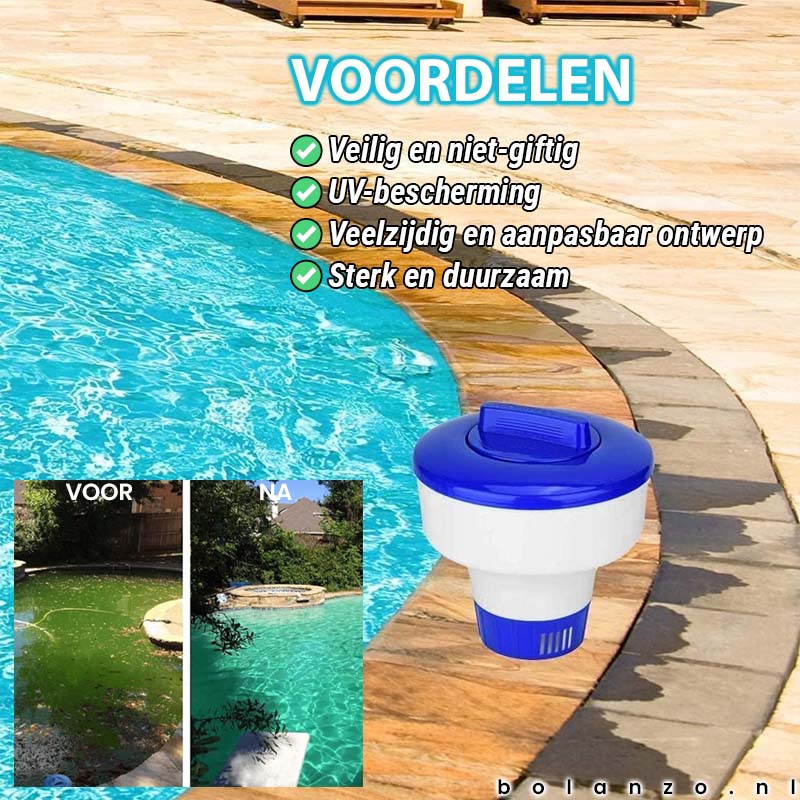 Hygienhydro Pro™ (50 + 50 GRATIS) | Zwembadreinigingstabletten inclusief dispenser