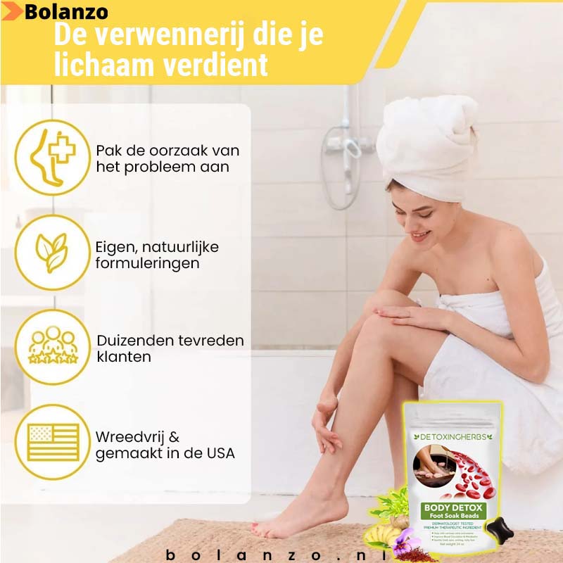 DetoxingHerbs™ Reinigende Voetzeepparels (10+10 Gratis)