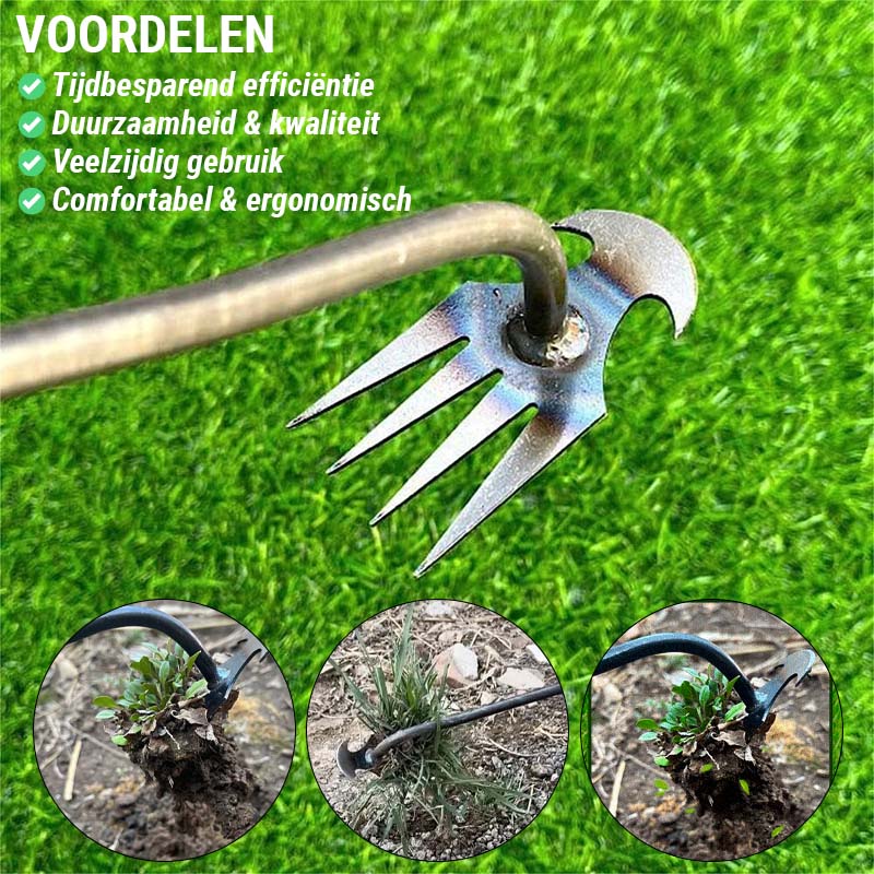 PowerRoot Extractor™ - Moeiteloos onkruid verwijderen | 100% RVS