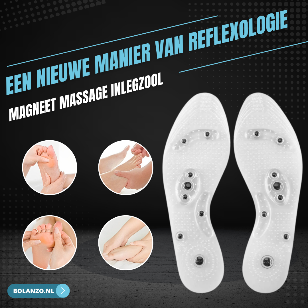 Solezy™ Magnetische Acupressuur Reflexologie Inlegzolen