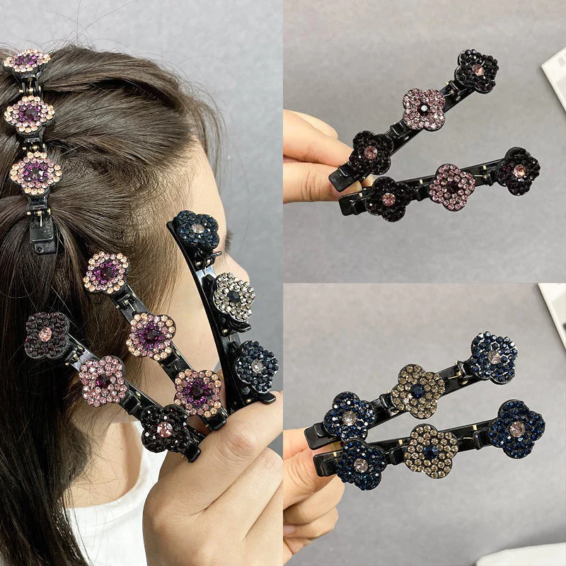 Crystal Flower Clips® | Haarklem met Kristallen Bloem (2+2 GRATIS)