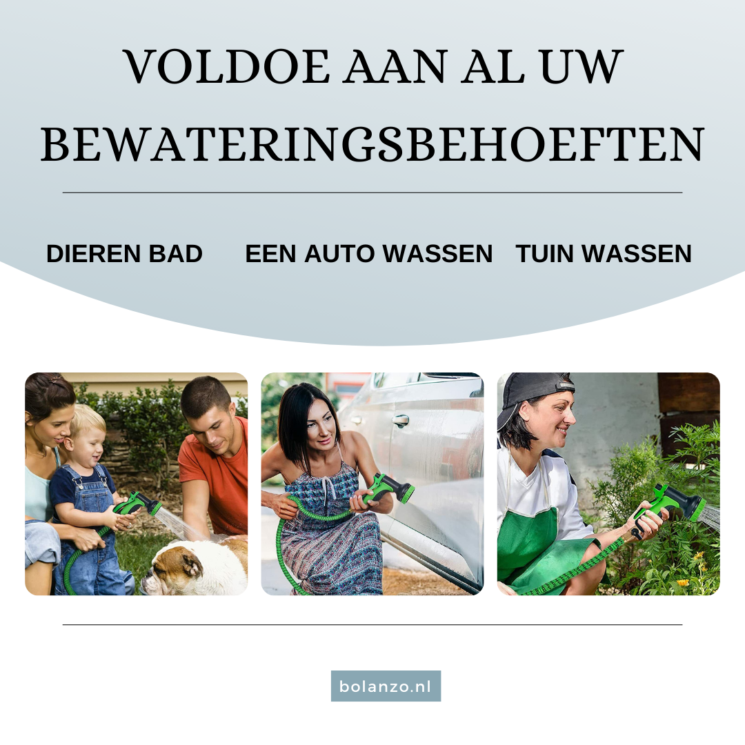 NoMess | Uitbreidbare tuinslang