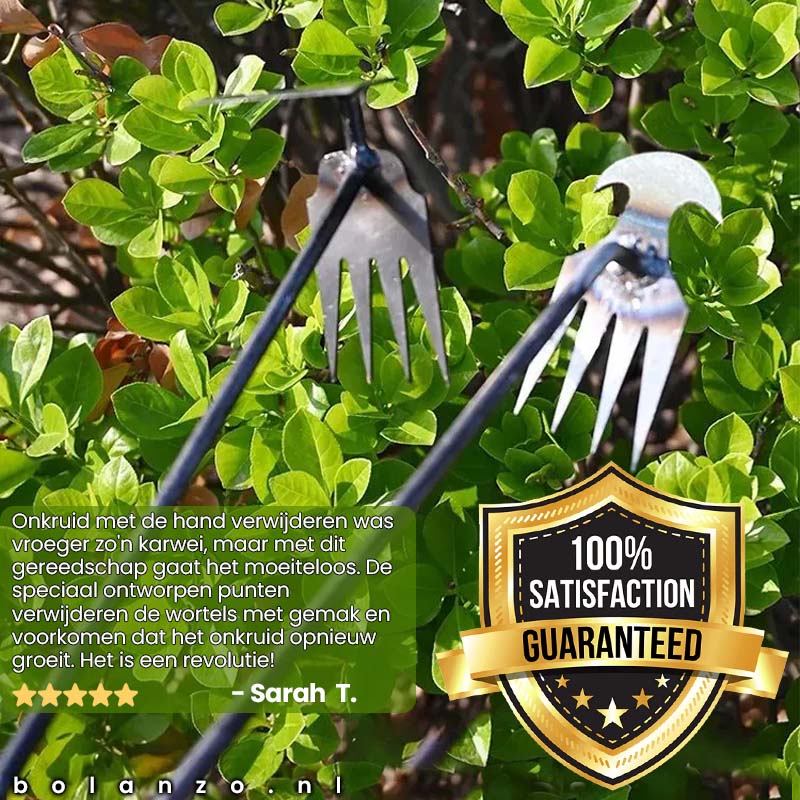 PowerRoot Extractor™ - Moeiteloos onkruid verwijderen | 100% RVS