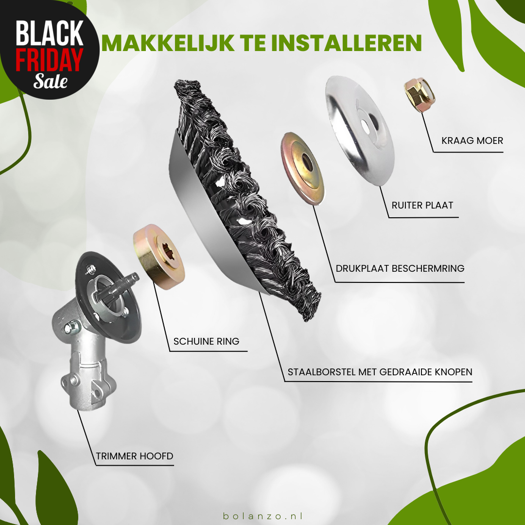 TurboTrim™ | Verwijder onkruid en gras zonder rugklachten | Alleen vandaag nog 50% korting!