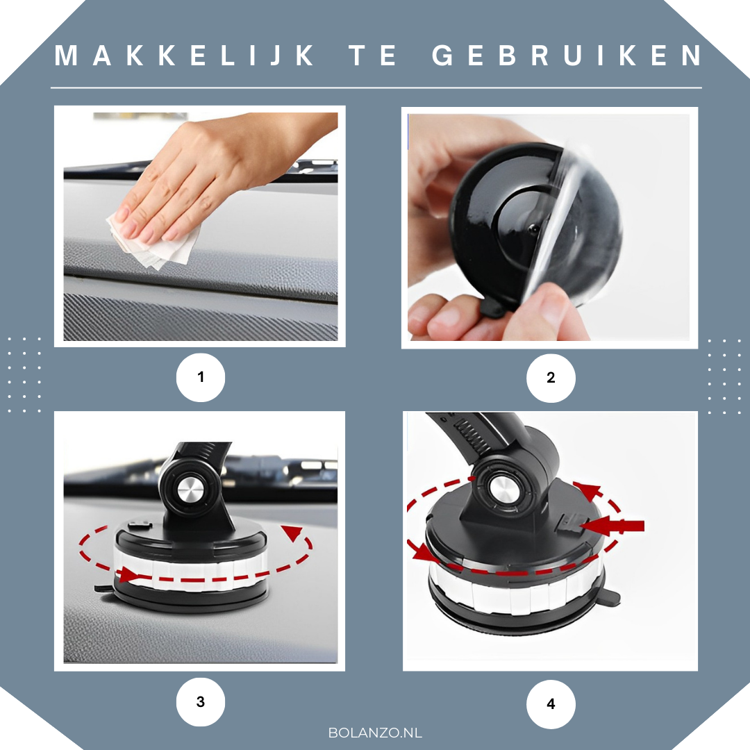 CarComfort™ - Sterke telefoonhouder