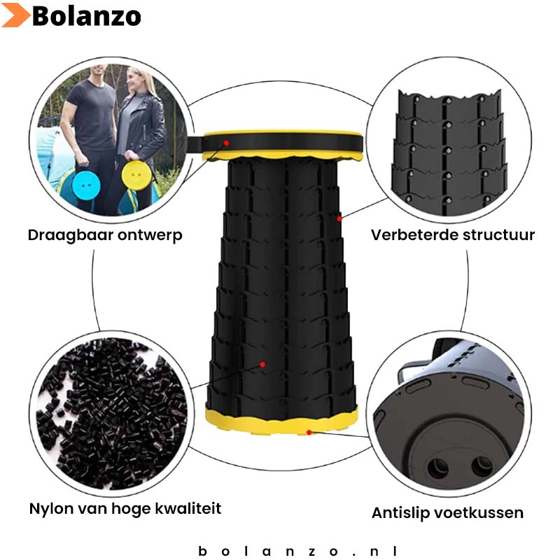 InstantStool™ - Dé compacte uitvouwkruk