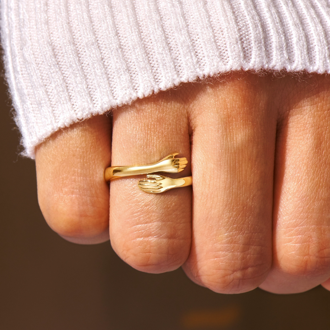 Huggy | Gouden Knuffel Ring
