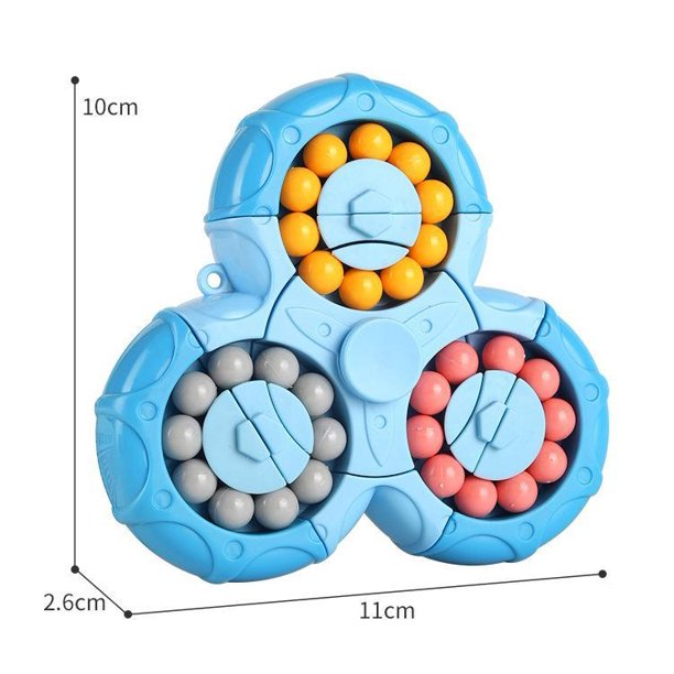 SensoryToy® | 2 in 1 Roterende Rubik's Kubus