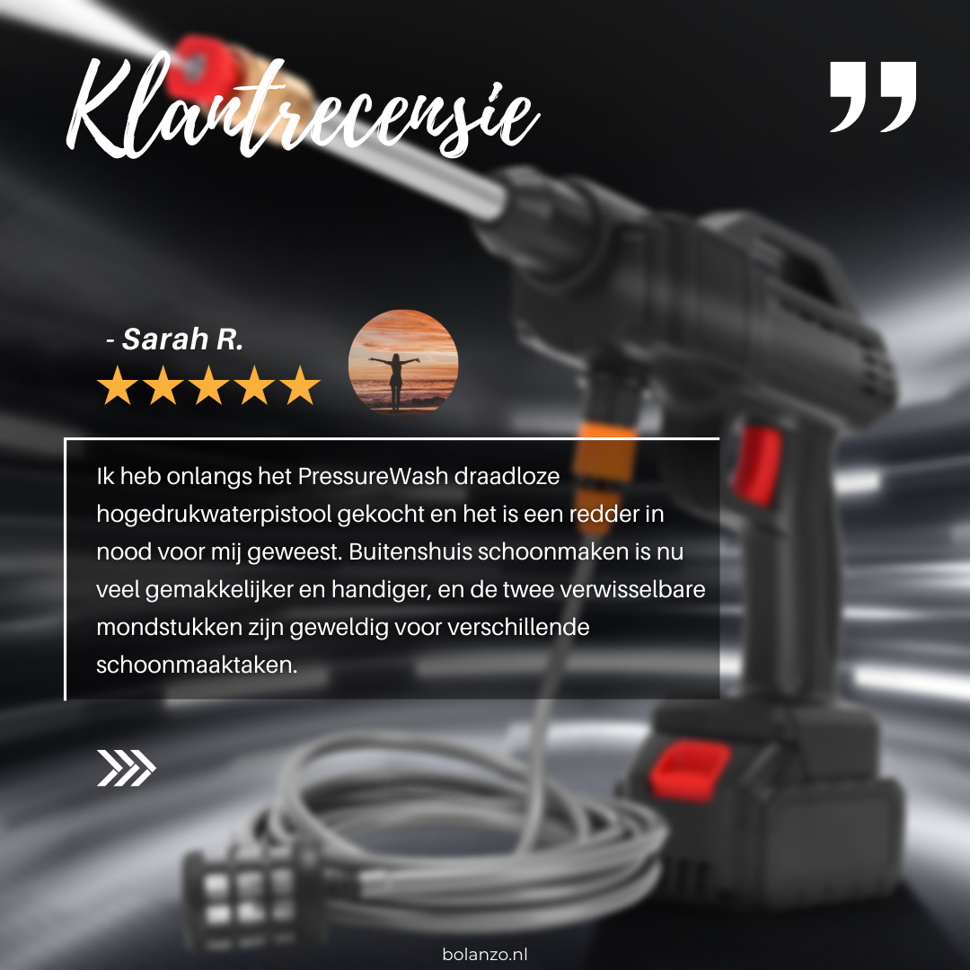 PressureWash | Hoge druk water gun