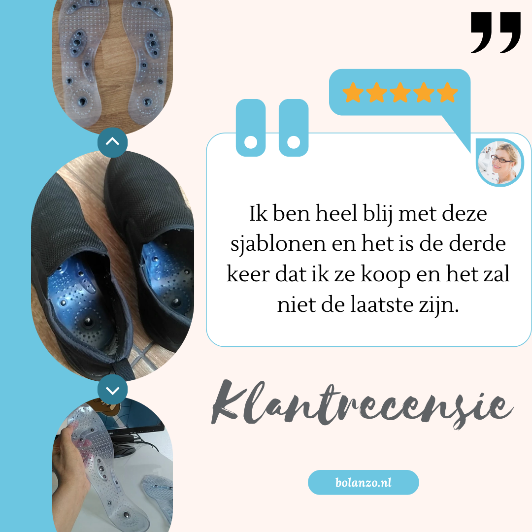 Solezy™ Magnetische Acupressuur Reflexologie Inlegzolen