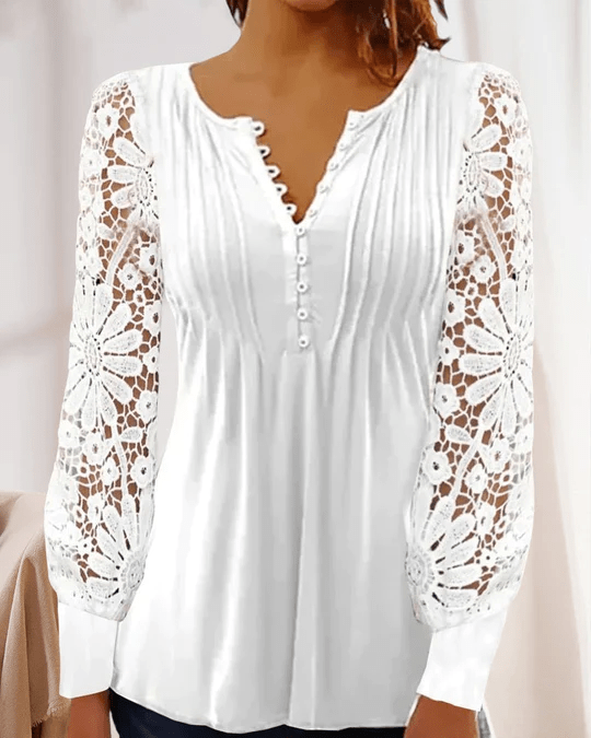 Purity Blouse™ - Elegante blouse met lange mouwen