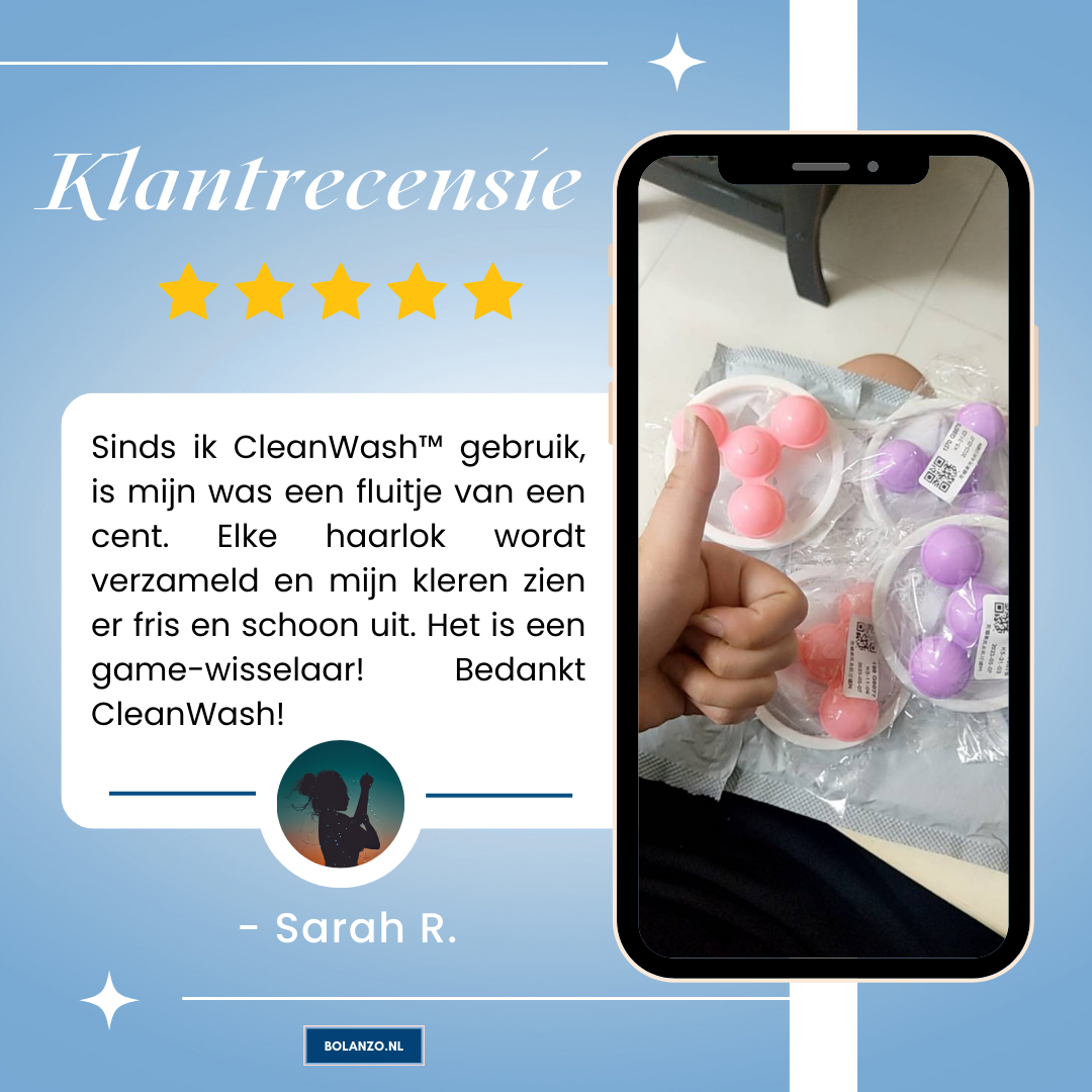 CleanWash™️ Wasmachine haarfilter maaszak