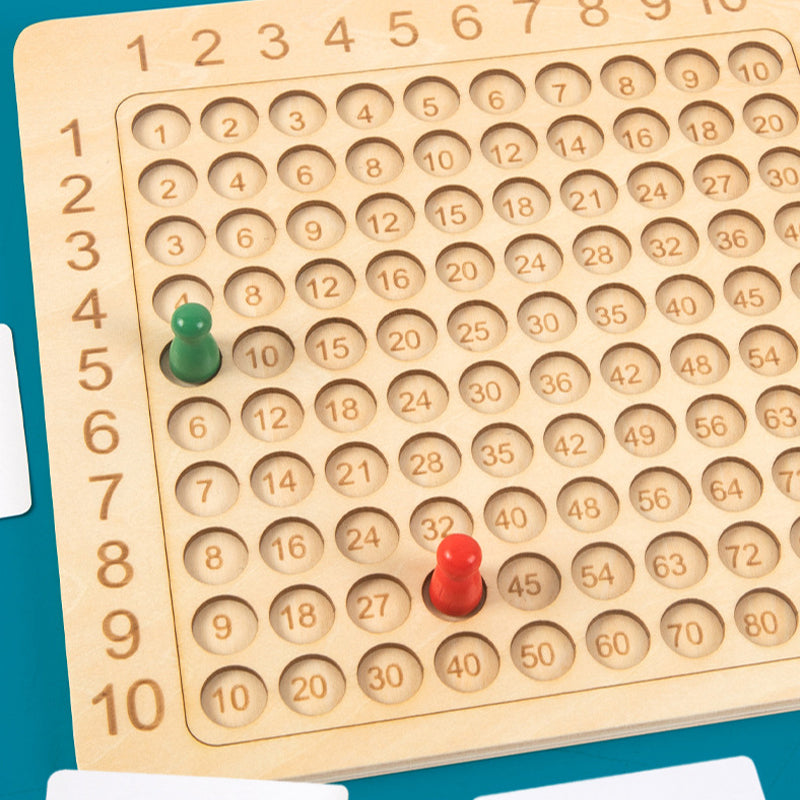 MathMaster™ | Houten Montessori Multiplicatie Bordspel