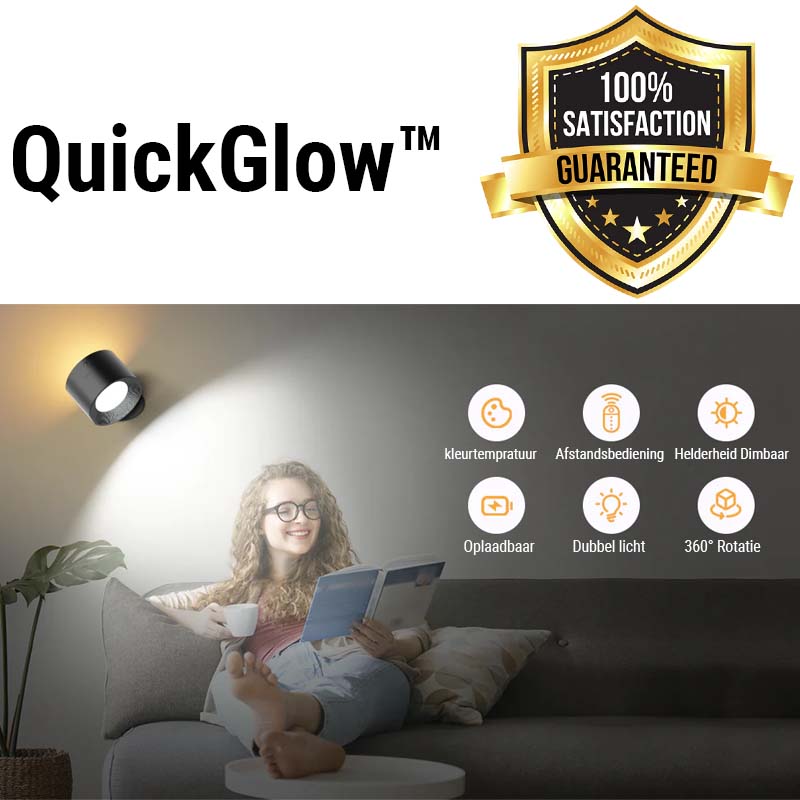 QuickGlow™ - Draadloze LED sfeerverlichting