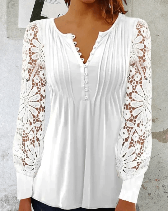 Purity Blouse™ - Elegante blouse met lange mouwen