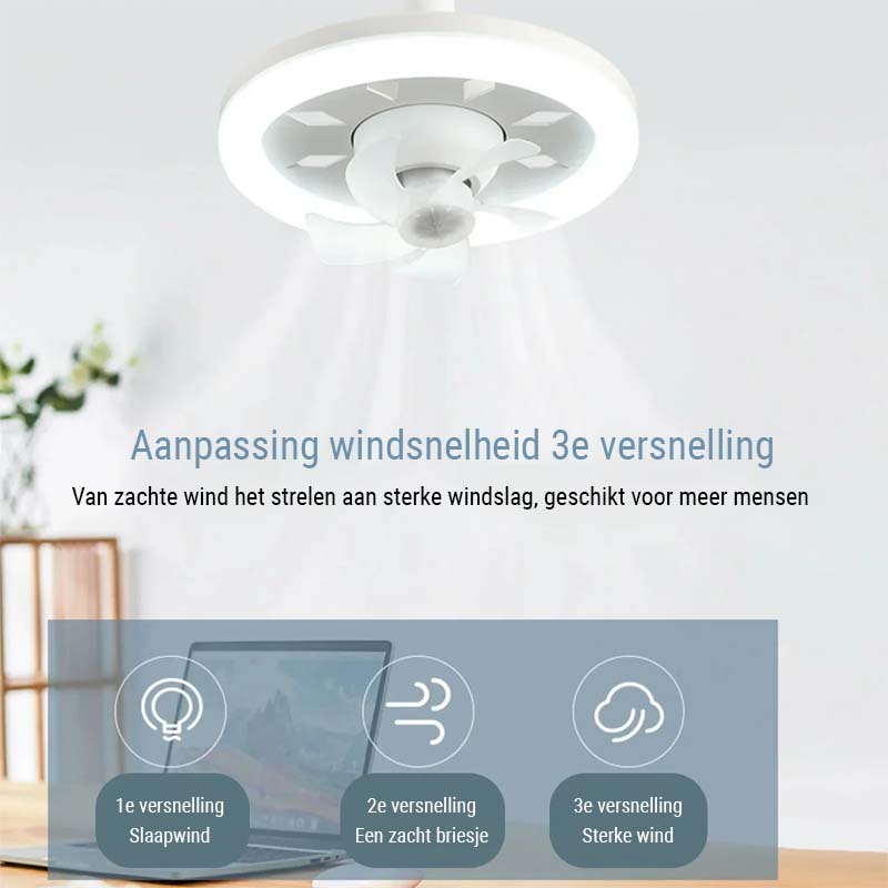 FanLightning™ - 2 in 1 led ventilatorlamp