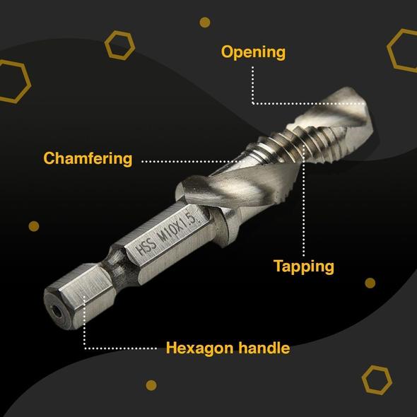 DrillTap | Draadtap boren 3+3 GRATIS
