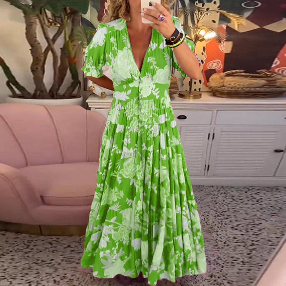 Kendra | Populaire Maxi Jurk met Print