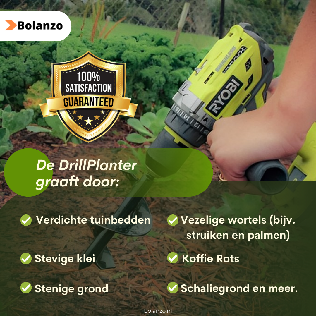 DrillPlanter | Plant eenvoudig uw bloemen en bomen