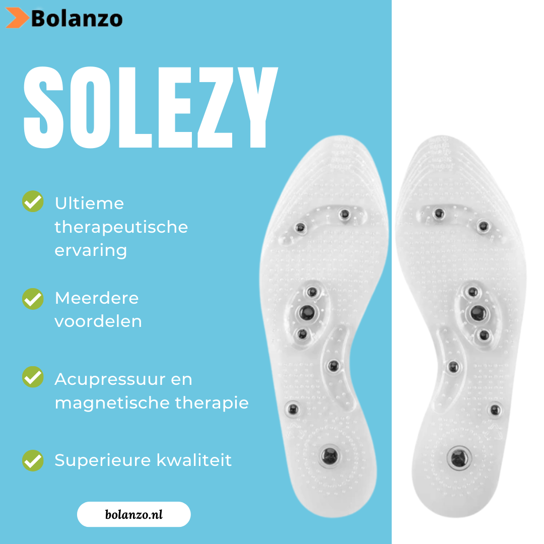 Solezy™ Magnetische Acupressuur Reflexologie Inlegzolen