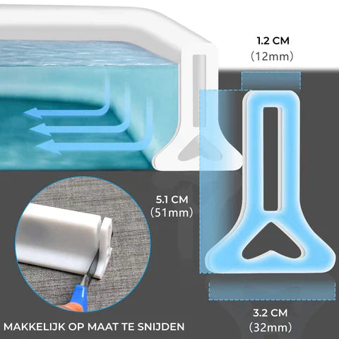 AquaSafe™ | De ultieme kosten besparende douchebarriere