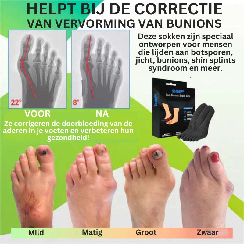 SoleSoothe™ Bunion Verlichtings Sokken