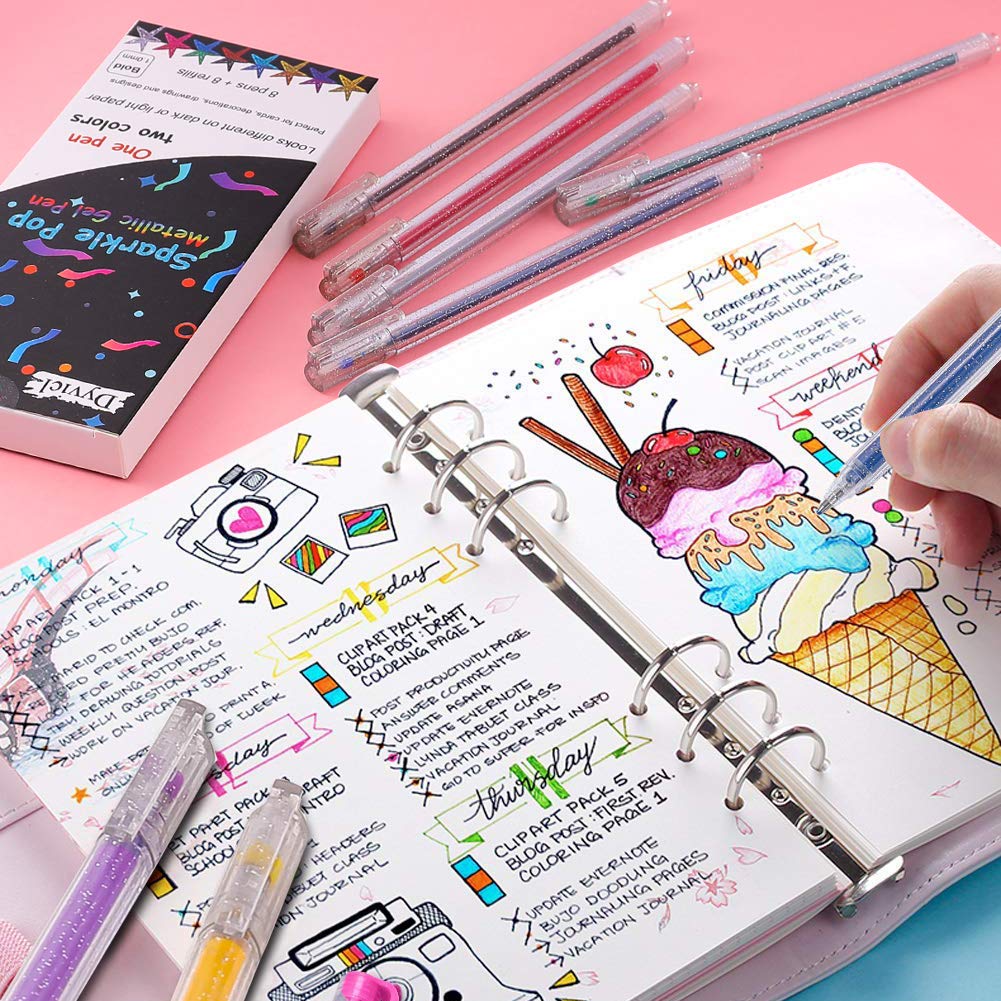 Glitty™ - Glitter gelpennen | 6+6 GRATIS!