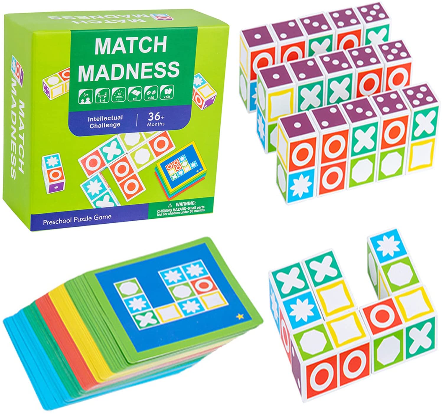 LogicalPuzzle™ | Houten puzzel bouwblokken