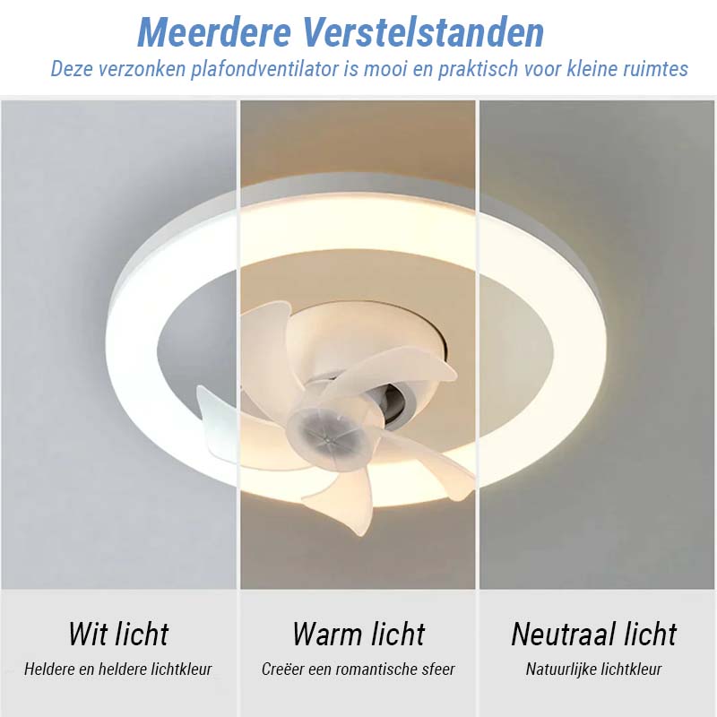 FanLightning™ - 2 in 1 led ventilatorlamp
