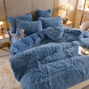 Fleecy™ - Set van 4 Beddengoed (Dekbed+slaapzak+2 kussenslopen)