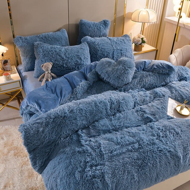 Fleecy™ - Set van 4 Beddengoed (Dekbed+slaapzak+2 kussenslopen)