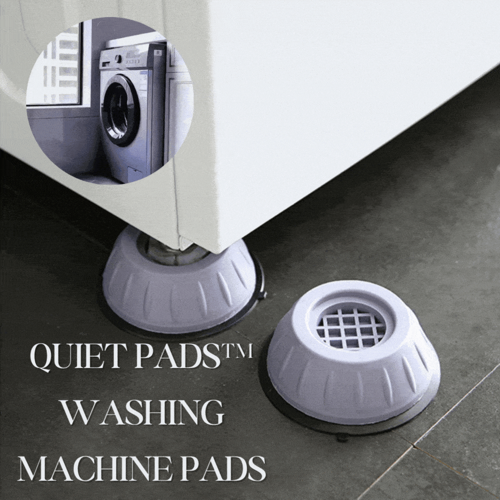 Quiet Pads™  Bescherm jezelf tegen wasmachine gevaar