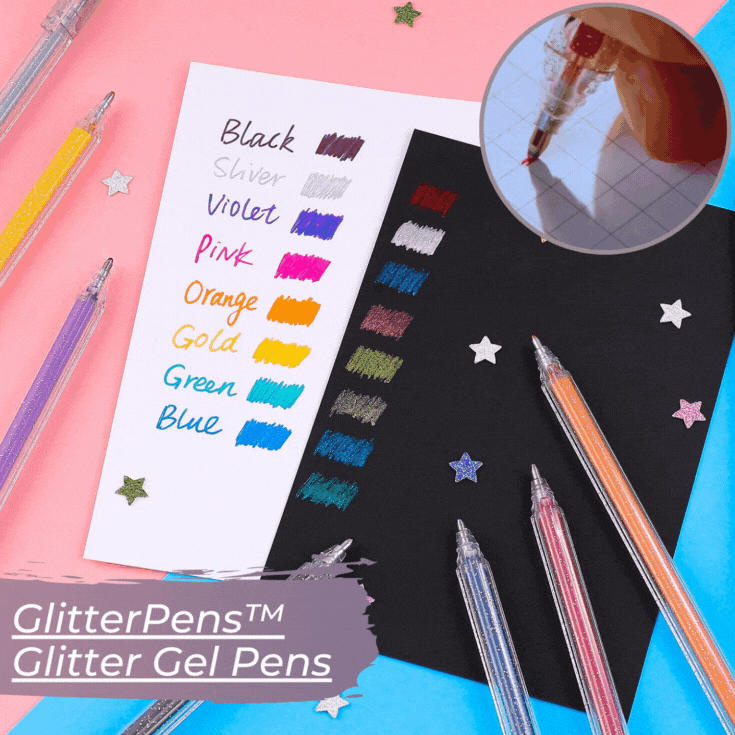 Glitty™ - Glitter gelpennen | 6+6 GRATIS!