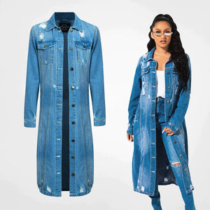 Cardigan Denim™ - Houdt je warm en stijlvol tegelijk