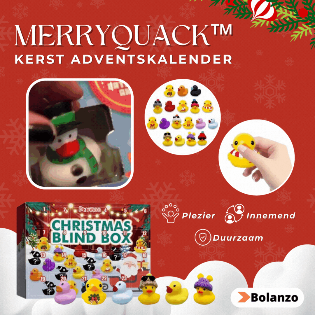 MerryQuack™ Kerstmis adventskalender