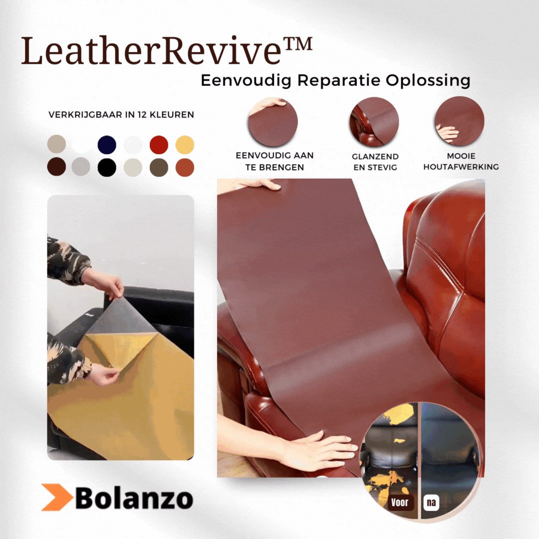 LeatherRevive™ - Eenvoudige Hersteloplossing
