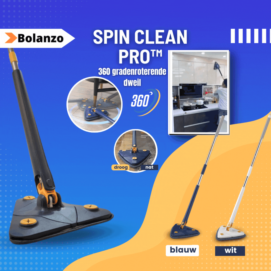 SpinCleanPro™ - 360 graden roterende vloermop