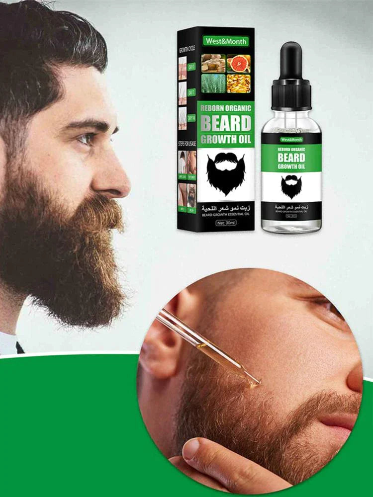 Grow&Month™️ I baardgroei-olie (1+1 GRATIS)
