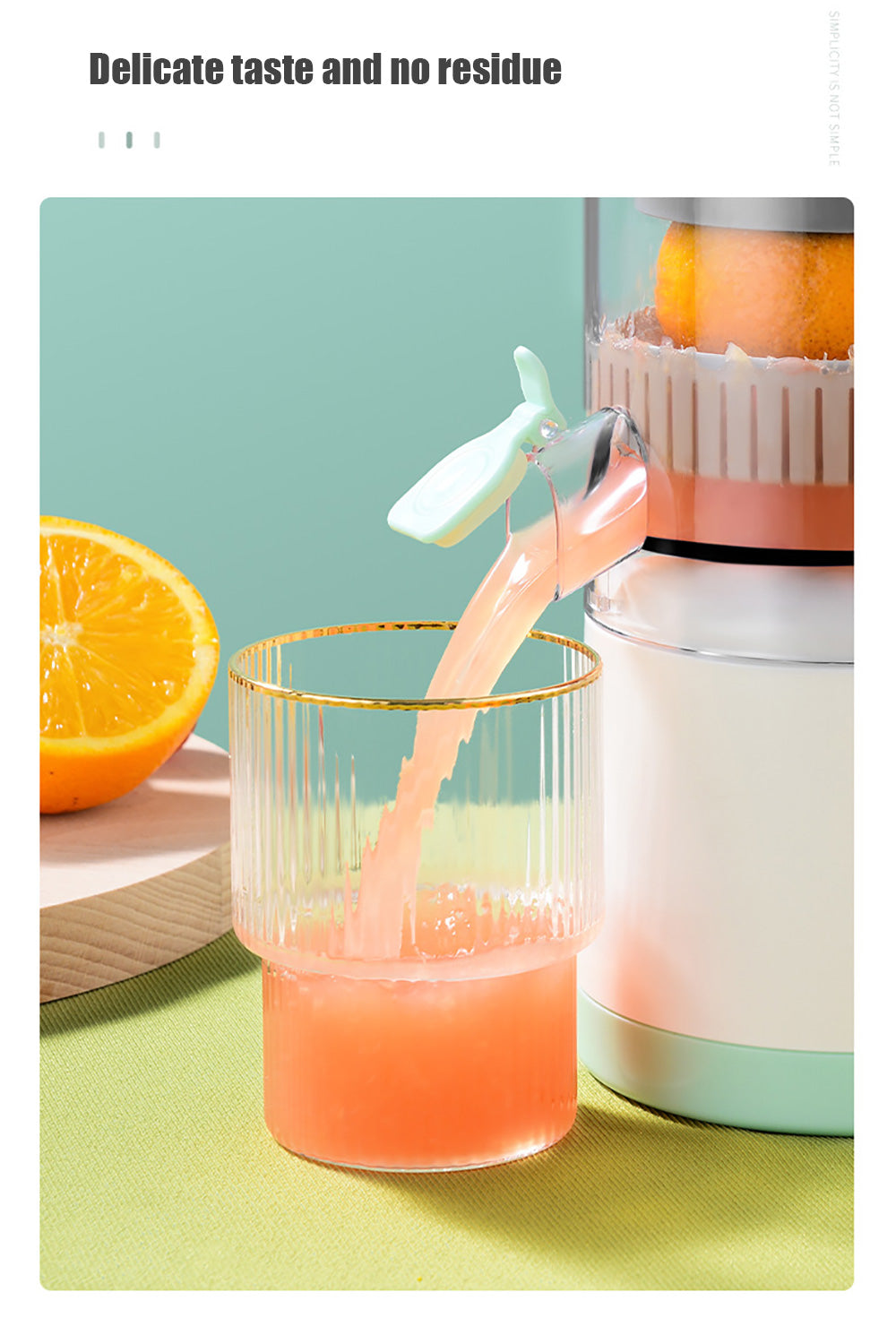 Orange Easy | USB opladende automatische fruitpers