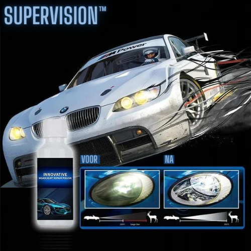 SuperVision™ | Maak je koplampen als nieuwe (1+1 GRATIS)